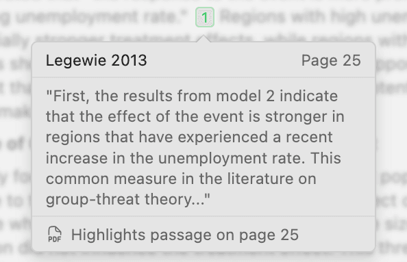 Improved sentence-level citations